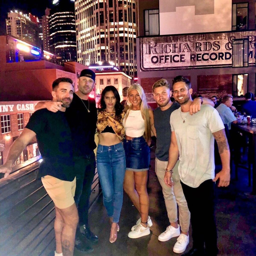Brittainy Taylor, Nick Lyon, PJ Kellogg and friends in Nashville photo