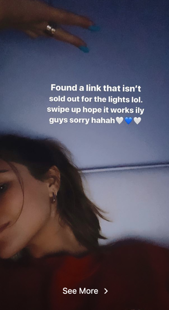 Olivia Jade Bedroom Lights